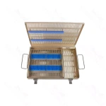 10x15x3″ Microsurgical Instrument Sterilization Case – Two-Level