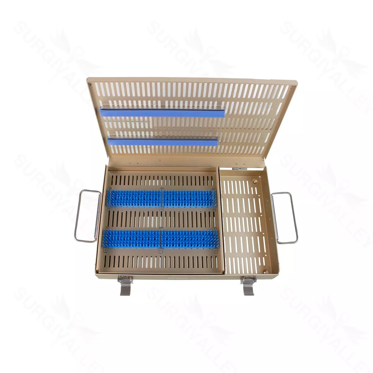 10x15x3″ Microsurgical Instrument Sterilization Case – Two-Level