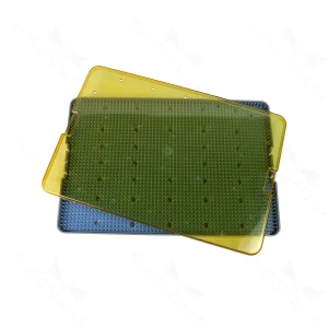 10 x 15 x 0.75″ Large Tray Base Lid & Silicone Mat – surgivalley (S01-88-00-10)