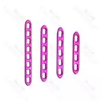 2.0mm Mini Locking Plates 16 Holes Lot of 12 Pcs Titanium