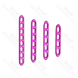 2.0mm Mini Locking Plates 16 Holes Lot of 12 Pcs Titanium – surgivalley (SV-10-1572)