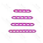 2.0mm Mini Locking Plates 16 Holes Lot of 12 Pcs Titanium