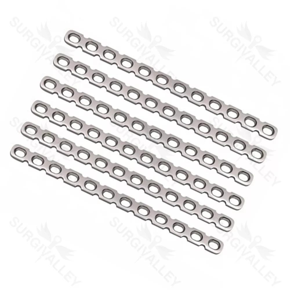 Reconstruction Bone Plate 5.5 mm Set Of 6 Pieces With Screw 5.5 mm 100 Pcs
