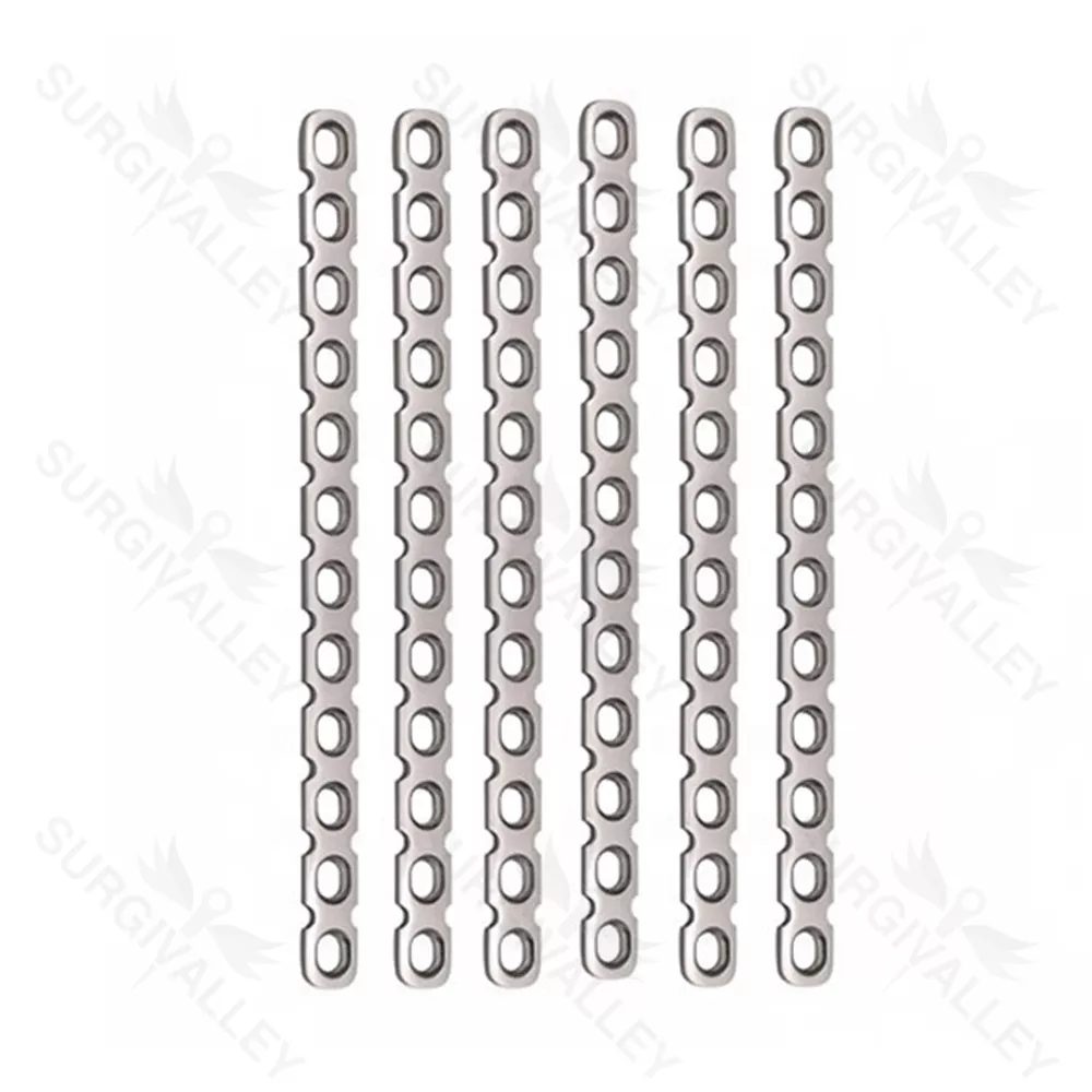 Reconstruction Bone Plate 5.5 mm Set Of 6 Pieces With Screw 5.5 mm 100 Pcs