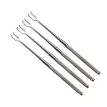 Set Of 4 Joseph Double Shin Hook 17 cm, (2mm, 5mm, 7mm, 10mm) Plastic Surgery Instruments
