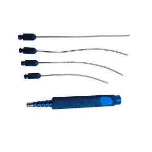 Set Of 5 Luer Lock Infiltration Cannula 4 Cannulas With Reusable Handle – surgivalley (SV-98-940)