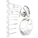 Basic Delivery Set Of 16 Pieces Surgical Instruments