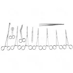 Basic Delivery Set Of 16 Pieces Surgical Instruments