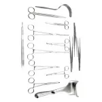 Or Grade Cesarean Section Surgical Instruments Set Of 25 Pieces