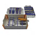 Coloured Titanium Black Belt Cervical Retractor System Set