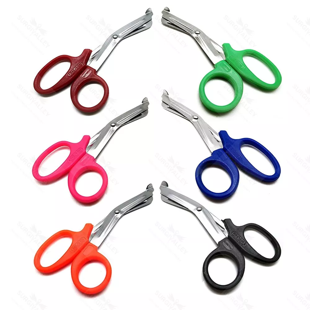 100 Emt Shears Rescue Paramedic First Aid Ems Nurses Bandage Scissors 7.25"