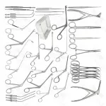 Endoscopic Sinus Surgery Set Ent Instruments