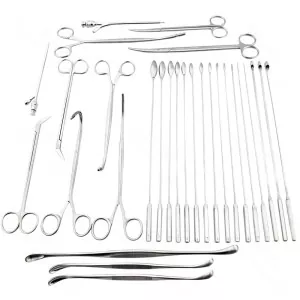 General Surgery Cholecystectomy Surgical Instrument Set Of 25 Pieces – surgivalley (SV-98-796)