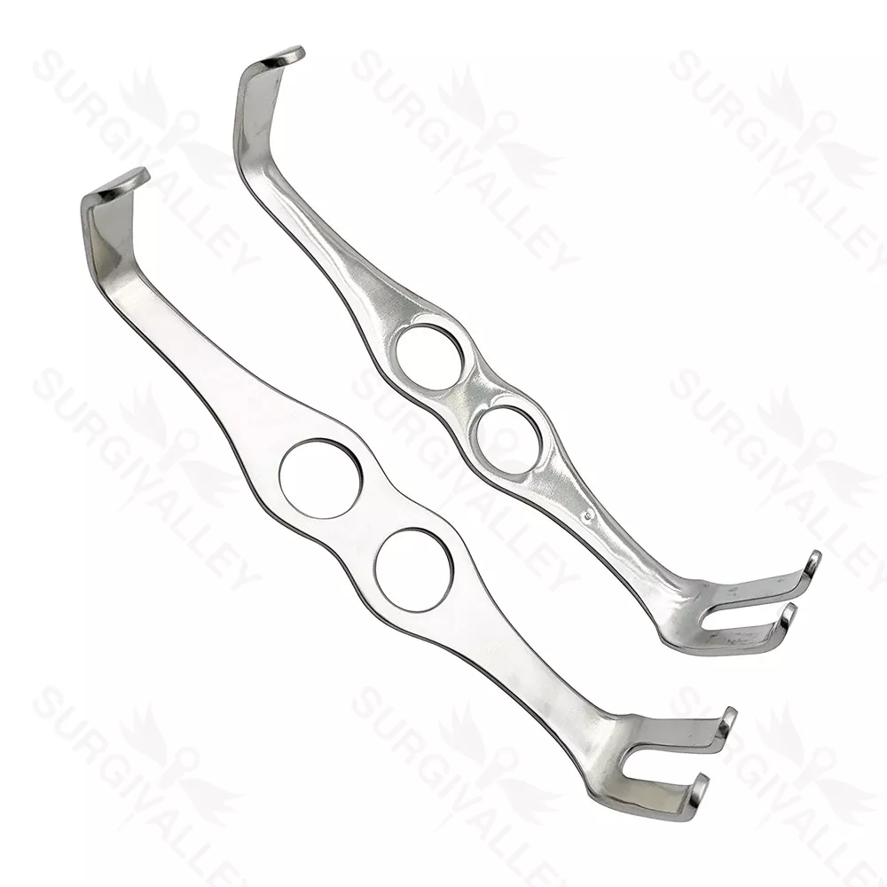 Mathieu Retractor Insulated Double Ended Set Of 2 Plastic Surgery Instruments Retractors