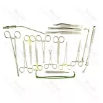 58 pcs Minor Surgery Set General Surgery Instruments Kit Stainless Steel with Case