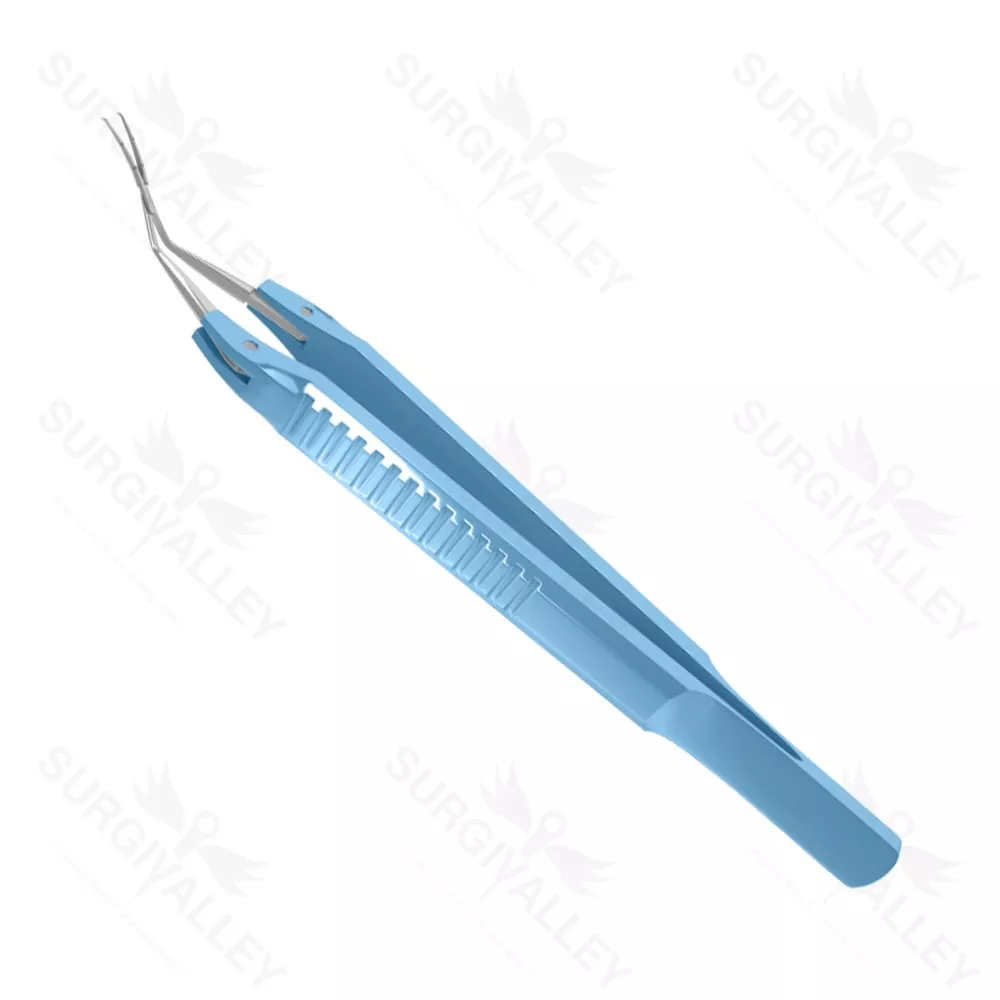 Cross Action Capsulorrhexis Forceps With Scale