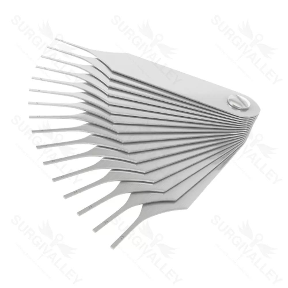 Internal Micro Incision Gauges With 16 Blades