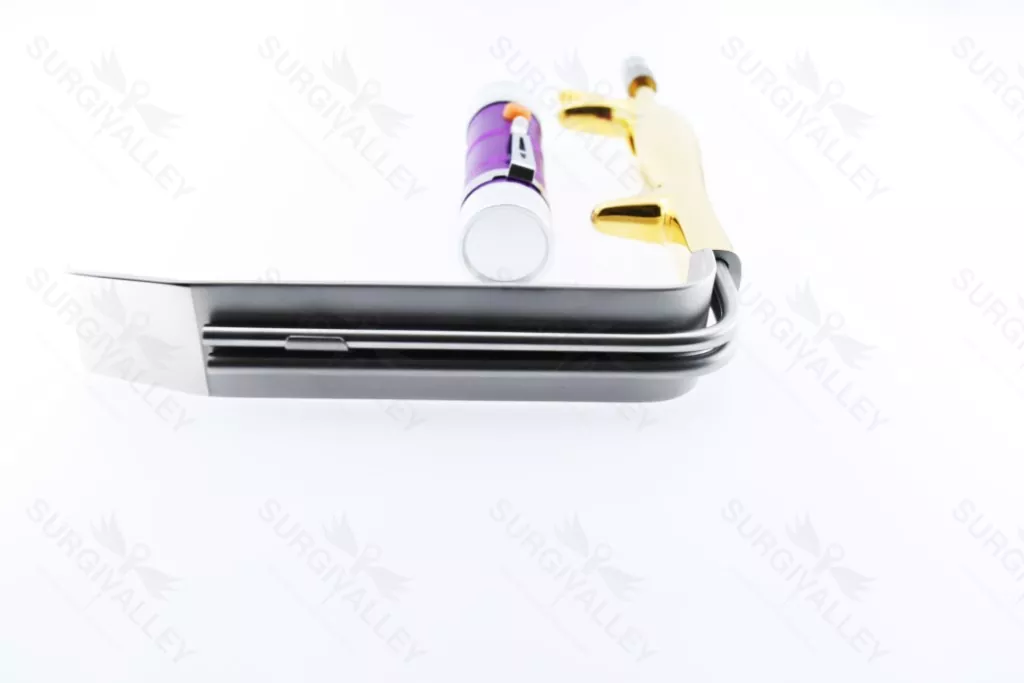 Tebbetts Style Endo Breast Retractor With Fibrelight & Suction Tube