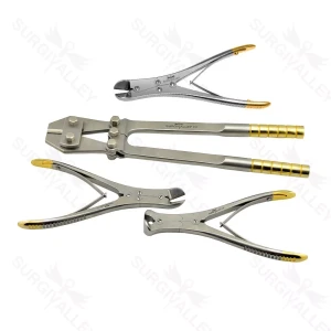 4 T/C PIN & WIRE Cutter Set Jaw Orthopedic Surgical Pliers Veterinary Special – surgivalley (SV-10-1562)