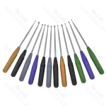 American Rainbow Cervical Bone Curettes Set Orthopedic Spine Instruments