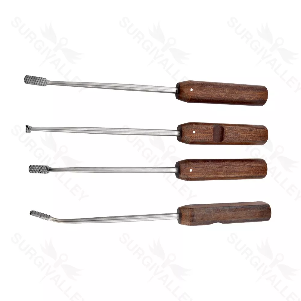 Arthroscopic Rasp 150mm Coarse Set Of 4 Pcs Of Orthopedic Instruments