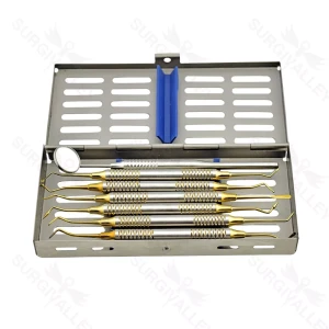 Dental Restorative Composite Filling Kit with Golden Plasma Coated (SV-98-1198)