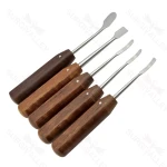 Lexer Osteotomes Angled Periosteal Elevator Lot Of 5 Pcs Orthopedic Instruments