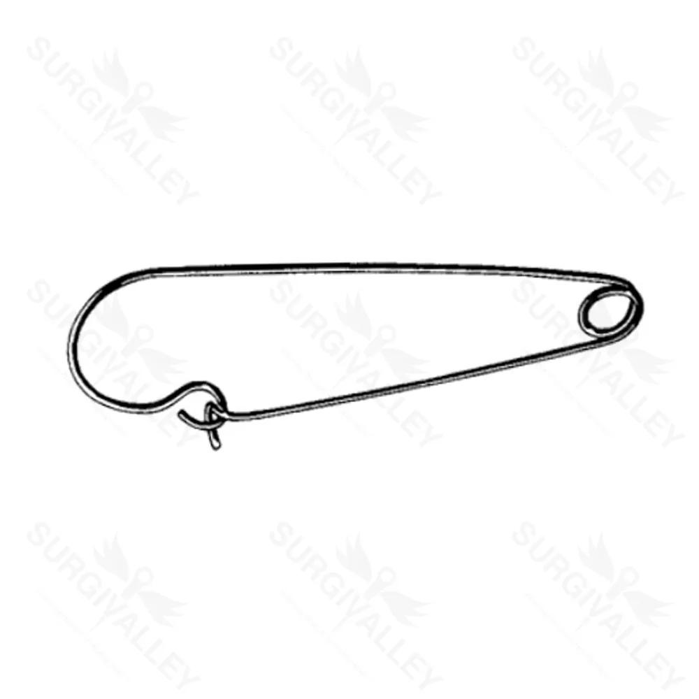Surgical Forceps Holder Instrument Bunt Safety Pin Veterinary Instrument Holding