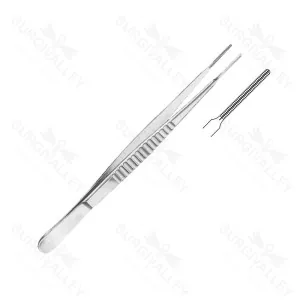 Cooley Atraumatic Vascular Tissue Forceps 1.5mm Tip Straight 6 Inch – surgivalley (SV-10-2844)