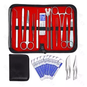 Advanced General Surgery Set Dissection Kit Biology Lab With Reusable Silicone Pad Anatomy – surgivalley (SV-98-904)