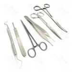 Basic General Surgery Dissecting Kit With Hemostatic Forceps Surgical Scissors Bp Handles