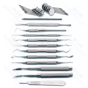 Veterinary Surgical Surgery Packs Periodontal Instrument Set – surgivalley (SV-98-918)