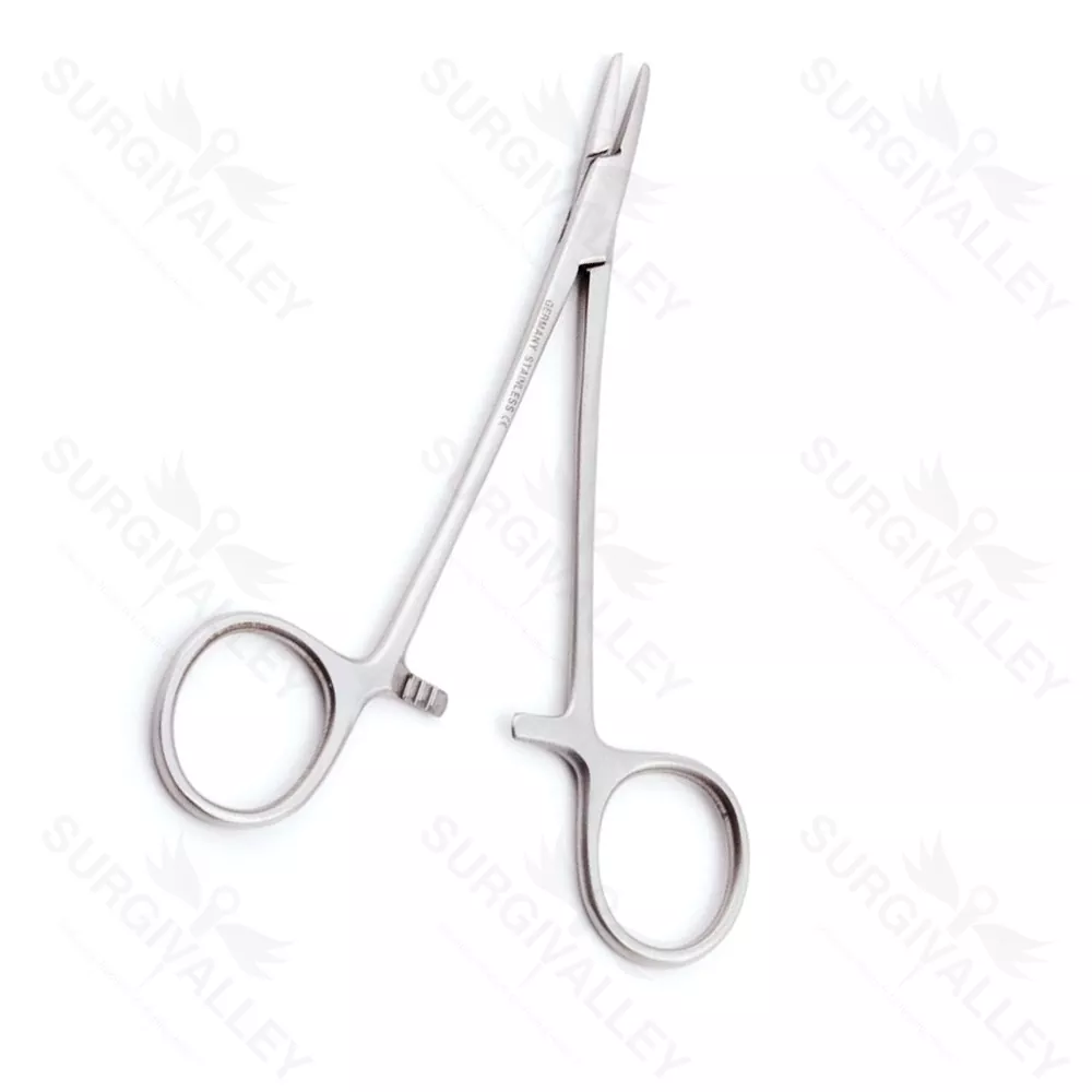 Webster Needle Holder Smooth Jaw Serrated Tip Stright Extra Delicate