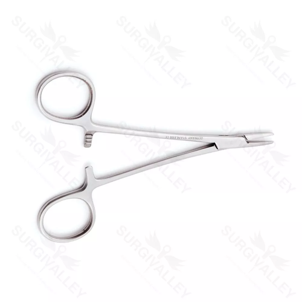 Webster Needle Holder Smooth Jaw Serrated Tip Stright Extra Delicate
