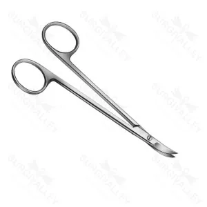 Chadwick Scissors Delicate Sharp Curved Eye Surgery Scissors – surgivalley (SV-10-2314)