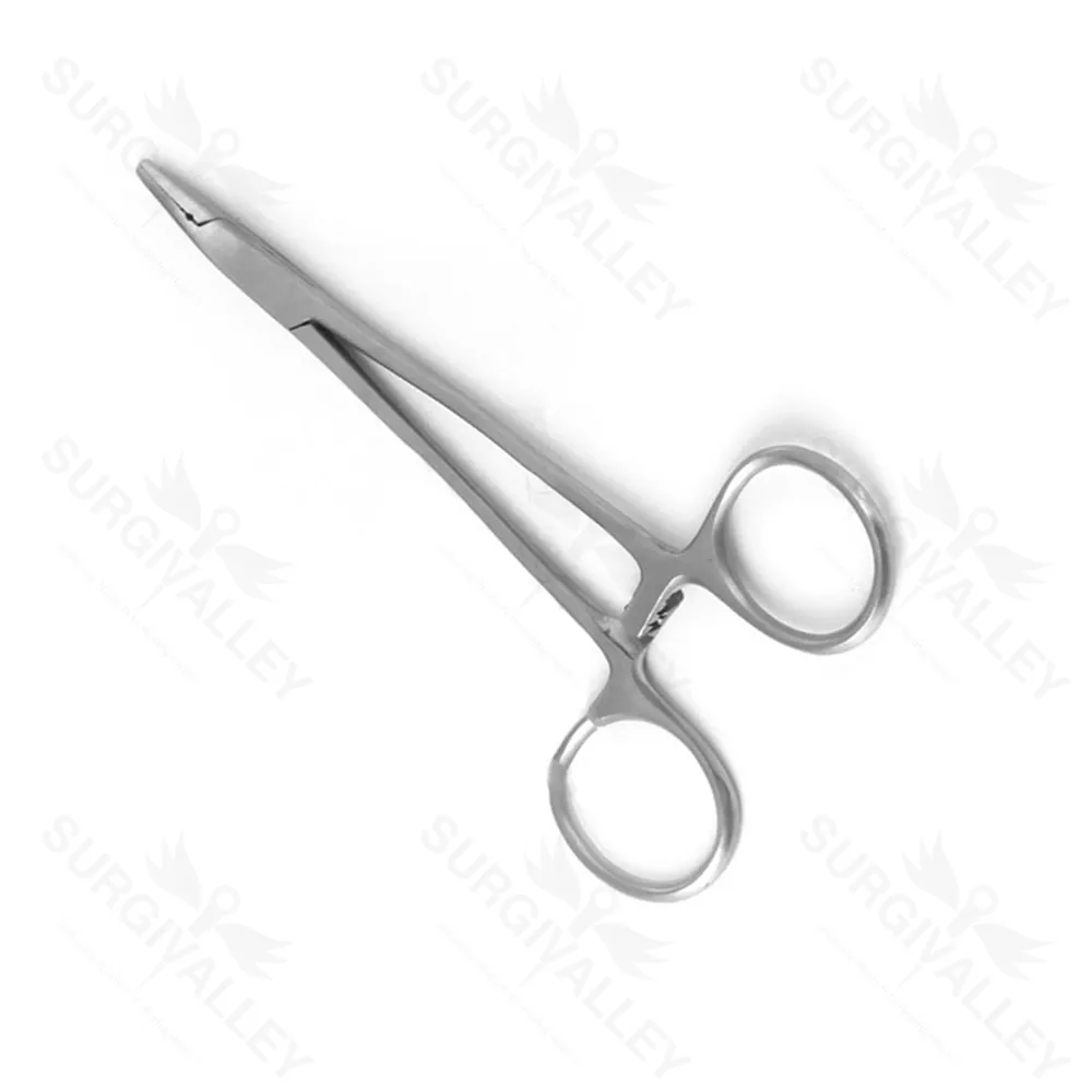 Crile Wood Needle Holder Serrated Veterinary Surgical Instruments