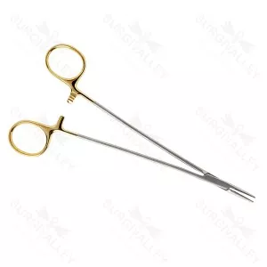 Debakey Needle Holder Delicate Serrated Tungsten Carbide – surgivalley (SV-10-2853)
