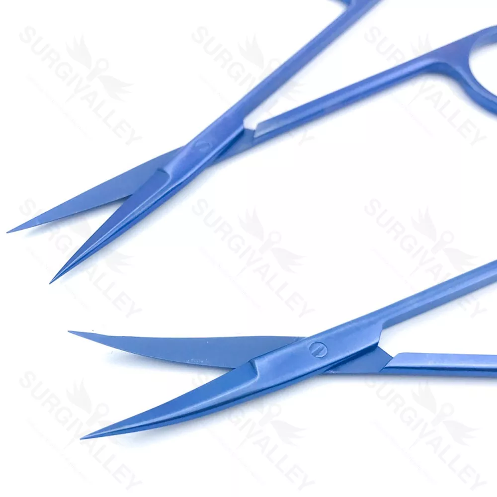 Wholesale Price Professional Titanium Iris Scissors Kelly Medical Surgical Scissors For Sale