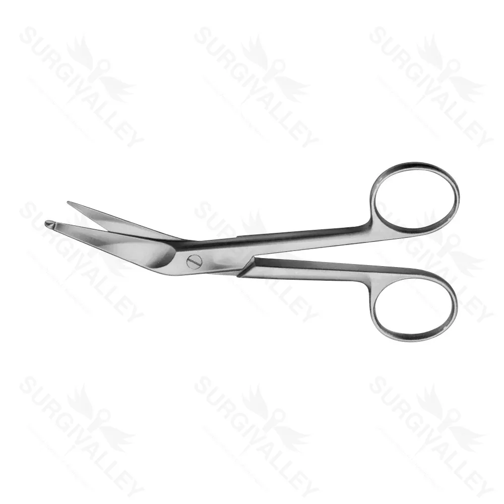 Knowles Bandage Scissors Angled Surgical Instruments