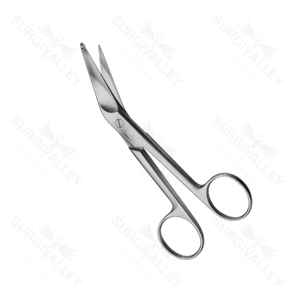 Knowles Bandage Scissors Angled Surgical Instruments