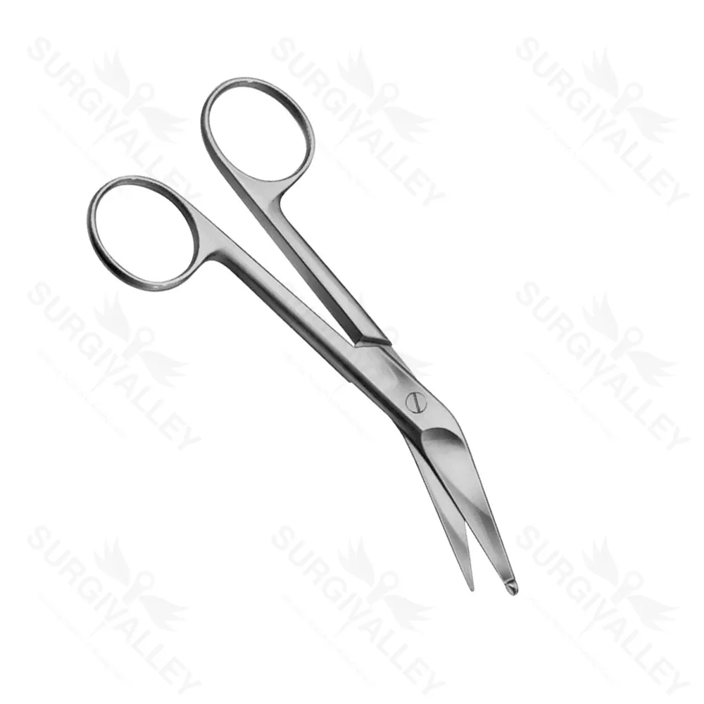 Knowles Bandage Scissors Angled Surgical Instruments