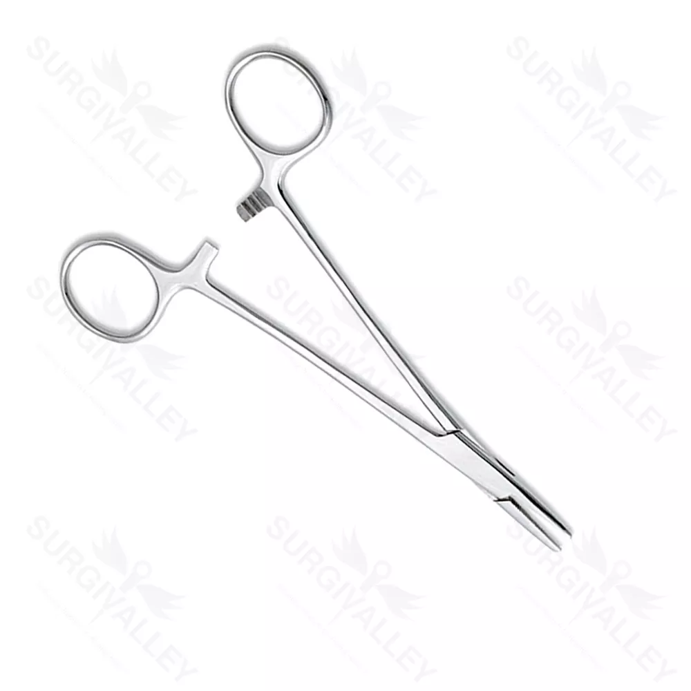 Mayo Hegar Needle Holder Serrated Jaws Hold Suture Needles Straight