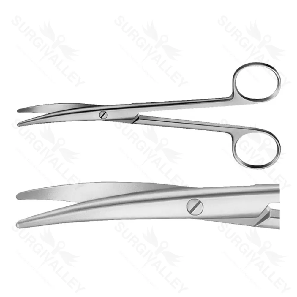 Mayo Lexer Dissecting Scissors Blunt Curved Veterinary Surgical Instruments