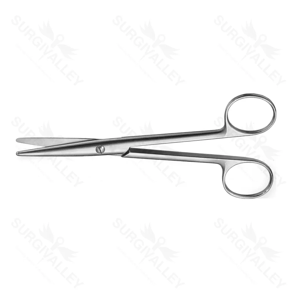Stille Dissecting Scissors Round Blade Straight 150mm Blunt Non Sterile Reusable