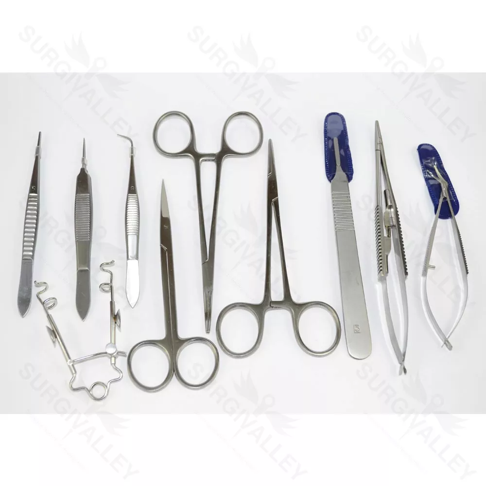 Veterinary Ophthalmic Eye Instrument Kit